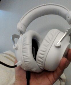 Logitech G PRO X 2 Lightspeed Wireless Gaming Headset: Detachable Boom Mic, 50mm Graphene Drivers, DTS:X Headphone 2.0—7.1 Surround, Bluetooth/USB/3.5mm Aux, for PC, PS5, PS4, Nintendo Switch - White Generation 2 21 61WawieCRzL