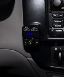 Handsfree Call Car Charger,Wireless Bluetooth FM Transmitter Radio Receiver,Mp3 Audio Music Stereo Adapter,Dual USB Port Charger Compatible for All Smartphones,Samsung Galaxy,LG,HTC,etc. 44 61WbC3K30eL