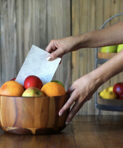 FRESHPAPER Keeps Fruits & Vegetables Fresh for 2-4x Longer, 8 Reusable Food Saver Sheets for Produce (1 Pack), Made in the USA by The FRESHGLOW Co 22 61WbOT7fDWL
