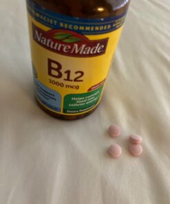 Nature Made Vitamin B12 500 mcg, Dietary Supplement for Energy Metabolism Support, 200 Tablets, 200 Day Supply 200 Count 25 61WbTqhmDDL