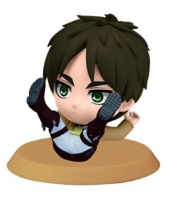 Banpresto Attack on Titan 2.4-Inch Eren Chibi-Kyun-Chara Figure, Training Version