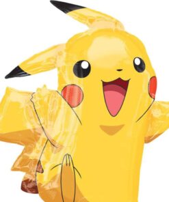 Anagram International 2946001 Pikachu Shape Balloon Pack, 31", Yellow 13 61WcM1AzIL