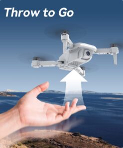 Holy Stone Drone with Camera for Adults, HS430 FPV HD 1080P Video Aircraft for Beginner, Foldable Hobby RC Quadcopter,Toys Gifts with Circle Fly, Throw to Go, 3 Batteries 39 Mins Long Flight Time Grey 25 61WcTS1JFML