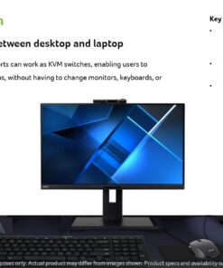 Acer CB342CUR bmiiphuzx 34" 1900R Curved Zero-Frame QHD (3440 x 1440) UltraWide IPS Monitor, AMD FreeSync , 75Hz, 1ms VRB , DCI-P3 95%, 1 x USB 3.1 (Type-C), 2 x HDMI 2.0 Ports & 1 x Display Port QHD Type-c KVM 34-inch 16 61WdHqmvbXL