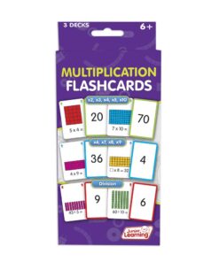 Junior Learning JL206 Multiplication Flashcards Medium 6 61WdkrhvMPL