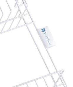 Lavish Home (White) 6-Tier Adjustable Kitchen Door Rack for Pantry Organization and Storage Shelving, (L) 19” x (W) 5” x (H) 56-64 31 61WfU5Z1MUL