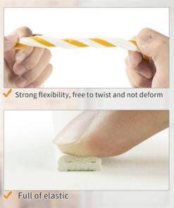 Keliiyo Door Weather Stripping, Window Seal Strip for Doors and Windows - Self-Adhesive Foam Weather Strip | Soundproof Seal Strip Insulation Epdm D Type 66ft(20m) 2 Pack (White) #01White 22 61Wh1aYkPHL