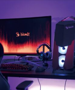 Bloody G528C Wired RGB Gaming Headset, 7.1 Virtual Surround Sound, Noise Cancelling Microphone with Braided USB Cable, On-Ear Volume Control for FPS MMO Games 23 61WhWHueltL