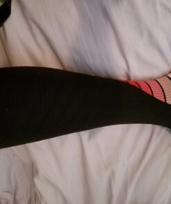 Physix Gear Compression Socks for Men & Women 20-30 mmhg Graduated Athletic for Running Nurses Shin Splints Flight Travel Black/Pink Small-Medium 30 61WidKRrgjL