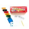 Farkel Party Game, Classic Family Dice Game, 6 Sets of Dice, 6 Dice Rolling Cups, 50-Sheet Scorepad, Fire Engine Red Tin Box, Parties & Game Nights 30 61WjnYaRUAL 1