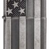 Zippo American Flag Lighters High Polish Chrome Space Design 46 61WlMMmDkbL