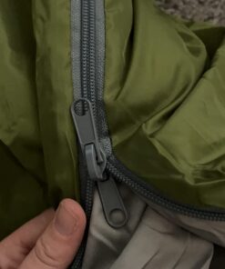 ECOOPRO Warm Weather Sleeping Bag - Portable, Waterproof, Compact Lightweight, Comfort with Compression Sack - Great for Outdoor Camping, Backpacking & Hiking-83 L x 30" W Fits Adults Olive green 24 61WmCtXIvL