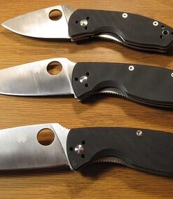 Spyderco Ambitious Value Knife with 2.31" Stainless Steel Blade and Durable Black G-10 Handle - PlainEdge - C148GP 32 61WmkHDl7XL