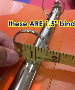 Filexec 3 Ring Binder, 1.5 Inch Capacity, Frosted, Letter Size (Pack of 6), Blueberry, Strawberry, Grape, Lemon, Lime, Tangerine (50160-6493) 21 61WnBk81IXL