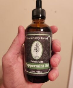 Essentially KateS Peppermint Essential Oil 4 Fl. Oz - Mentha Piperita - 100% Pure Natural and Therapeutic Grade - Diffuser, Skin, Hair, Aromatherapy, Garden and Kitchen Spray 25 61Wp17BHdgL