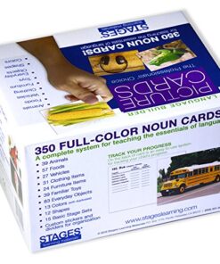 Stages Learning Materials Language Builder Picture Noun Flash Cards Photo Vocabulary Autism Learning Products for ABA Therapy and Speech Articulation 6 61Wp4kcESL