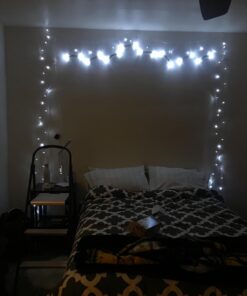 Twinkle Star, 8.26 Inches Indoor Outdoor, LED String Light for Christmas Wedding Party Home Garden Bedroom Wall Decoration (White) White 300 LED 30 61WqCTb3OOL