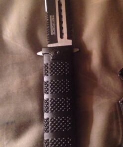 TAC Force TF-710 Series Liner Lock Assisted Opening Folding Knife, Two-Tone Half-Serrated Blade, 5-Inch Closed Black 17 61WswwItTL