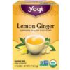 Yogi Tea Lemon Ginger Tea Bags 16 ea 16 Count (Pack of 1)