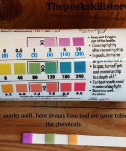 Poolmaster 22211 Smart Test 4-Way Pool and Spa Test Strips - 50ct 4 Way Test Strips 1 Pack 31 61WuYVB5VPL