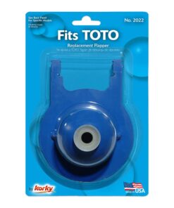 Alternative view of Korky 2022BP TOTO Toilet Repairs-Large 3-Inch Flapper-Easy to Install-Made in USA, Blue, 1 Count (Pack of 1) 1 Count (Pack of 1)