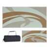 Stylish Camping - 159187 -Outdoor Patio/RV Camping Mat - Swirl (Brown/Beige, 9-Feet x 18-Feet) 9x18 Brown/Beige 19 61WwDG8BkHL