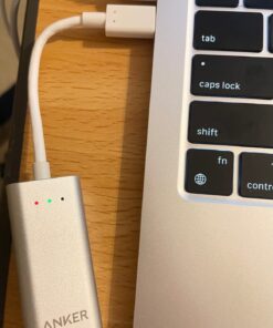 Anker USB C to Gigabit Ethernet Adapter, Aluminum Portable USB C Adapter, for MacBook Pro, MacBook Air 2018 and Later, iPad Pro 2018 and Later, XPS, and More Silver 79 61WwRXgw0uL