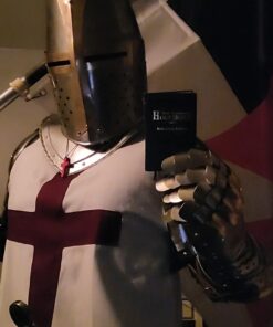 ANLEY Fly Breeze 3x5 Foot Knights Templar Battle Flag - Vivid Color and Fade Proof - Canvas Header and Double Stitched - Roman Catholic Church Flags Polyester with Brass Grommets 3 X 5 Ft 18 61WyhB76 uL