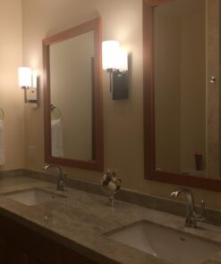 Linea di Liara Brio Polished Chrome Sconce Frosted Glass Shade Modern Sconces Wall Lighting Fixture Bathroom Wall Sconce Vanity Wall Sconce and Hallway Wall Light Fixtures, UL Listed 38 61WzebS5A2L