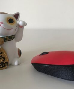 Maneki Neko Money Lucky Cat Chinese Japanese Statue 17 61X deVCeRL