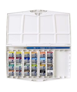 Winsor & Newton Cotman Watercolor Paint Set, Travel Set, 24 Whole Pans 24 Whole Pan Travel Set 33 61X0a omZOS