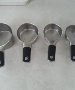 OXO Good Grips 4 Piece Stainless Steel Measuring Cups with Magnetic Snaps 29 61X10l5BrCL
