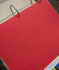 Amazon Basics 3-Ring Binder Plastic Divider Set, 3-Hole Punched Letter Size 8-Tab Dividers, 6 Pack, Assorted Color 20 61X24fAocqL