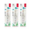RADIUS Children's Toothbrush Pure Brush Ultra Soft BPA Free ADA Accepted Designed for Delicate Teeth for Kids 6 Months and Up - Clear - Pack of 3 1 Count (Pack of 3) 6 61X3N6WsQZL