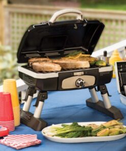 Cuisinart CGG-180TB Portable Propane, Petit Gourmet Tabletop Gas Grill, Black 27 61X3TgpNYHL