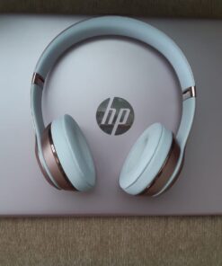 Beats Solo3 Wireless On-Ear Headphones - Apple W1 Headphone Chip, Class 1 Bluetooth, 40 Hours of Listening Time, Built-in Microphone - Rose Gold (Latest Model) Without AppleCare+ 49 61X5Dw4qNIL