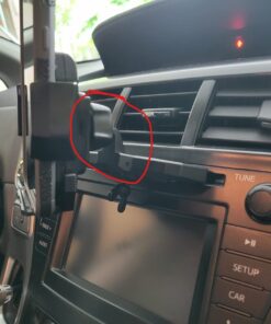 APPS2Car Sturdy CD Slot Phone Mount with One Hand Operation Design, Hands-Free Car Phone Holder Universally Compatible with All iPhone & Android Cell Phones, for Smartphone Mobile Black 38 61X5sjc8DRL