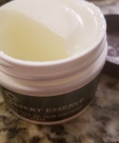 Desert Essence Tea Tree Oil Skin Ointment - 1 Fl Ounce - Jojoba & Lavender Essential Oils - Vitamin E - Sweet Almond Extract - Moisturizer For Dry Skin, Skin Irritations, Cuticles 1 Fl Oz (Pack of 1) 23 61X7nwa9c6L