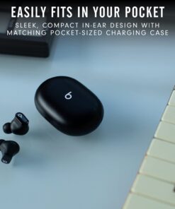 Beats Studio Buds - True Wireless Noise Cancelling Earbuds - Compatible with Apple & Android, Built-in Microphone, IPX4 Rating, Sweat Resistant Earphones, Class 1 Bluetooth Headphones - Black Without AppleCare+ 32 61X9Z2FMXLS