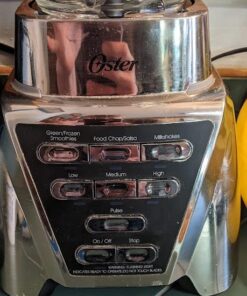 Oster Blender | Pro 1200 with Glass Jar, 24-Ounce Smoothie Cup and Food Processor Attachment, Brushed Nickel - BLSTMB-CBF-000 Blender + Food Processor Brushed Nickel 60 61X9tAdQeWL