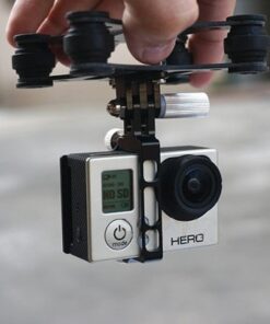 GoolRC Gimbal FPV Camera Mounts with Anti Vibration Plate Replacmenet for DJI Phantom Walkera Qr X350 Gopro Hero 3 3+ 4 CF Carbon Fiber 27 61XCazlYspL