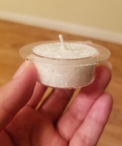 Seashell Gel Tealight Holder with palm wax 1 Count (Pack of 1) 29 61XCgJ3fCNL