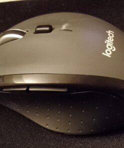 Logitech M705 Marathon Wireless Mouse, 2.4 GHz USB Unifying Receiver, 1000 DPI, 5-Programmable Buttons, 3-Year Battery, Compatible with PC, Mac, Laptop, Chromebook - Black 50 61XDWw4mTZL