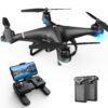Holy Stone GPS Drone with 1080P HD Camera FPV Live Video for Adults and Kids, Quadcopter HS110G Upgraded Version, 2 Batteries, Altitude Hold, Follow Me and Auto Return, Easy to Use for Beginner 110G Drone 16 61XGAtALSpL