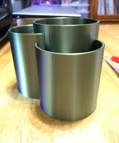 Silk Green Bronze PLA 1.75 mm 1KG PLA 3D Printer Filament Spool 3D Printing Material CC3D Shine Silky Shiny Metallic Finish PLA Metal Like Consumable Army Green Bronze PLA Filament Silk Bronze 51 61XH 9GouL