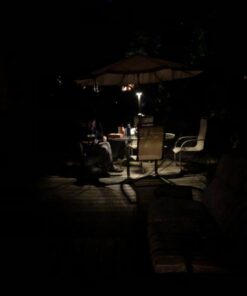 OYOCO Warm White Patio Umbrella Light 3 Brightness Modes Cordless 28 LED Lights at 200 lumens 4 x AA Battery Operated,Umbrella Pole Light for Patio Umbrellas,Camping Tents 53 61XIq6MmmlL