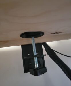 MOUNTUP Triple Monitor Stand Mount - 3 Monitor Desk Mount for Computer Screens Up to 27 inch, Triple Monitor Arm with Gas Spring, Heavy Duty Monitor Stand, Each Arm Holds Up to 17.6 lbs, MU0006 Black 41 61XJxWkRh3L