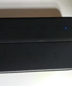 Anker Soundcore 2 Portable Bluetooth Speaker with 12W Stereo Sound, Bluetooth 5, Bassup, IPX7 Waterproof, 24-Hour Playtime, Wireless Stereo Pairing, Speaker for Home, Outdoors, Travel Black 50 61XK6bw5KRL