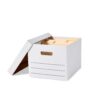 Amazon Basics Medium Duty Storage/Filing Boxes With Lid and Handles, Legal/Letter Size, 12-Pack, White, 16.2" L x 12.5" W x 10.5" H 8 61XKRhyyrVL