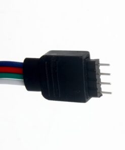 RGBZONE 40 Pcs 4 Pin Male to Male Connector for 3528 5050 RGB LED Strip Lights 14 61XKZx2 55S